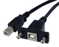 Startech.com USB 2.0 Panel Mount Cable B/B (USBPNLBFBM1)